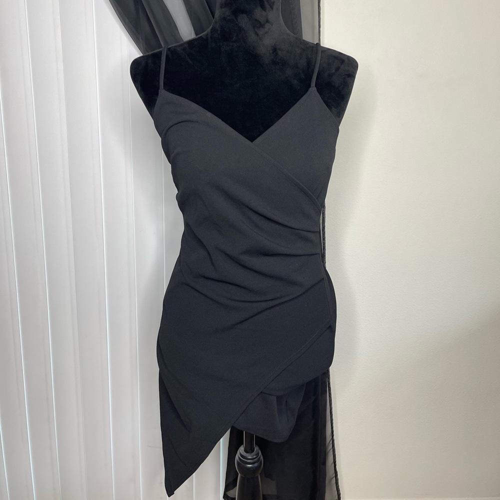 Black mini dress